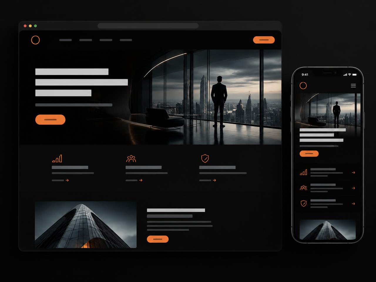 Meridian Advisory concept website